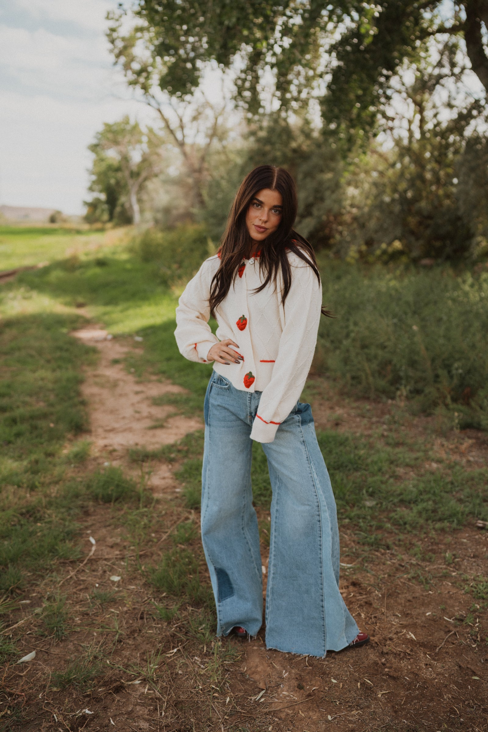 Sweet Strawberry Cardigan