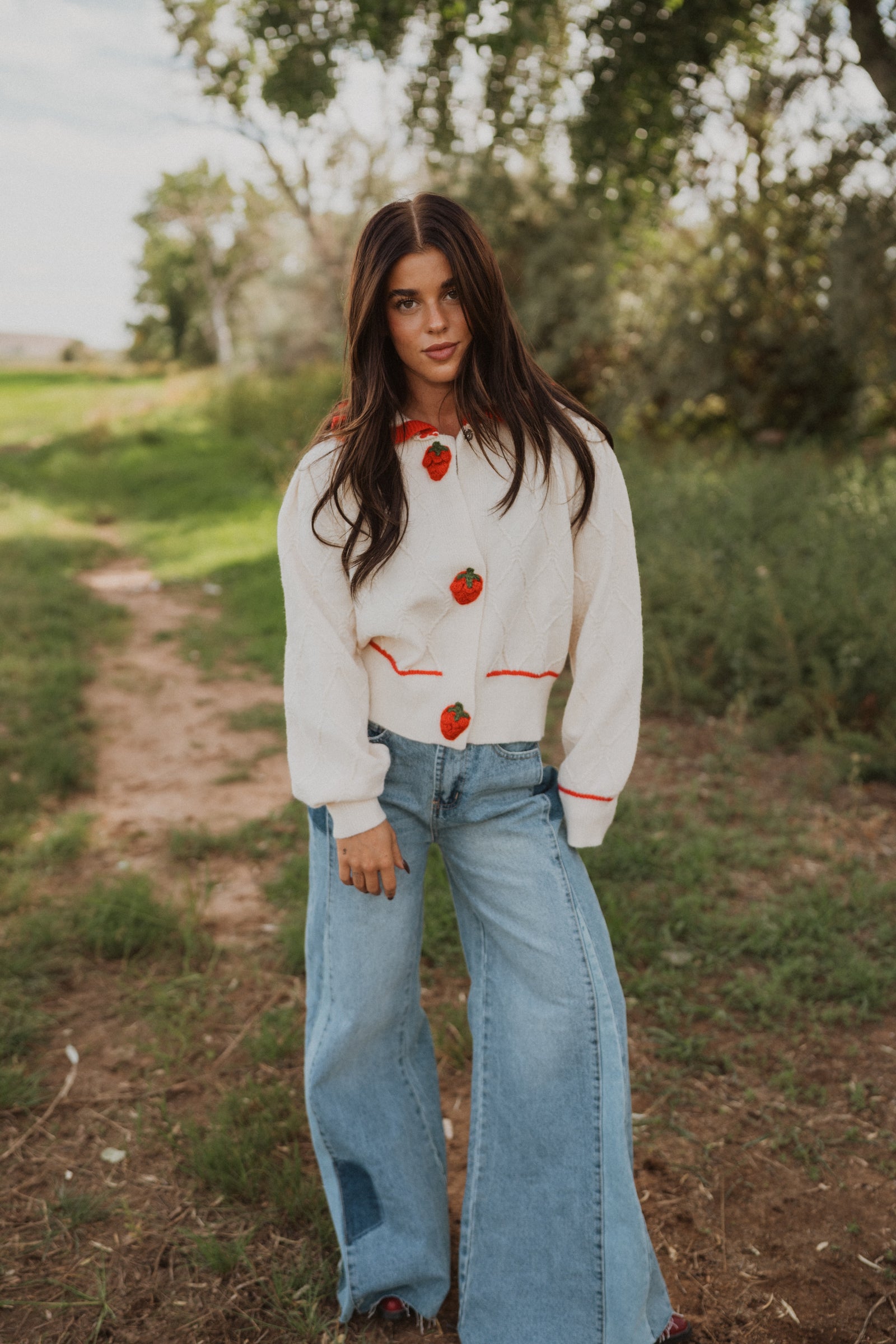 Sweet Strawberry Cardigan
