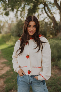 Sweet Strawberry Cardigan