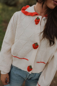 Sweet Strawberry Cardigan