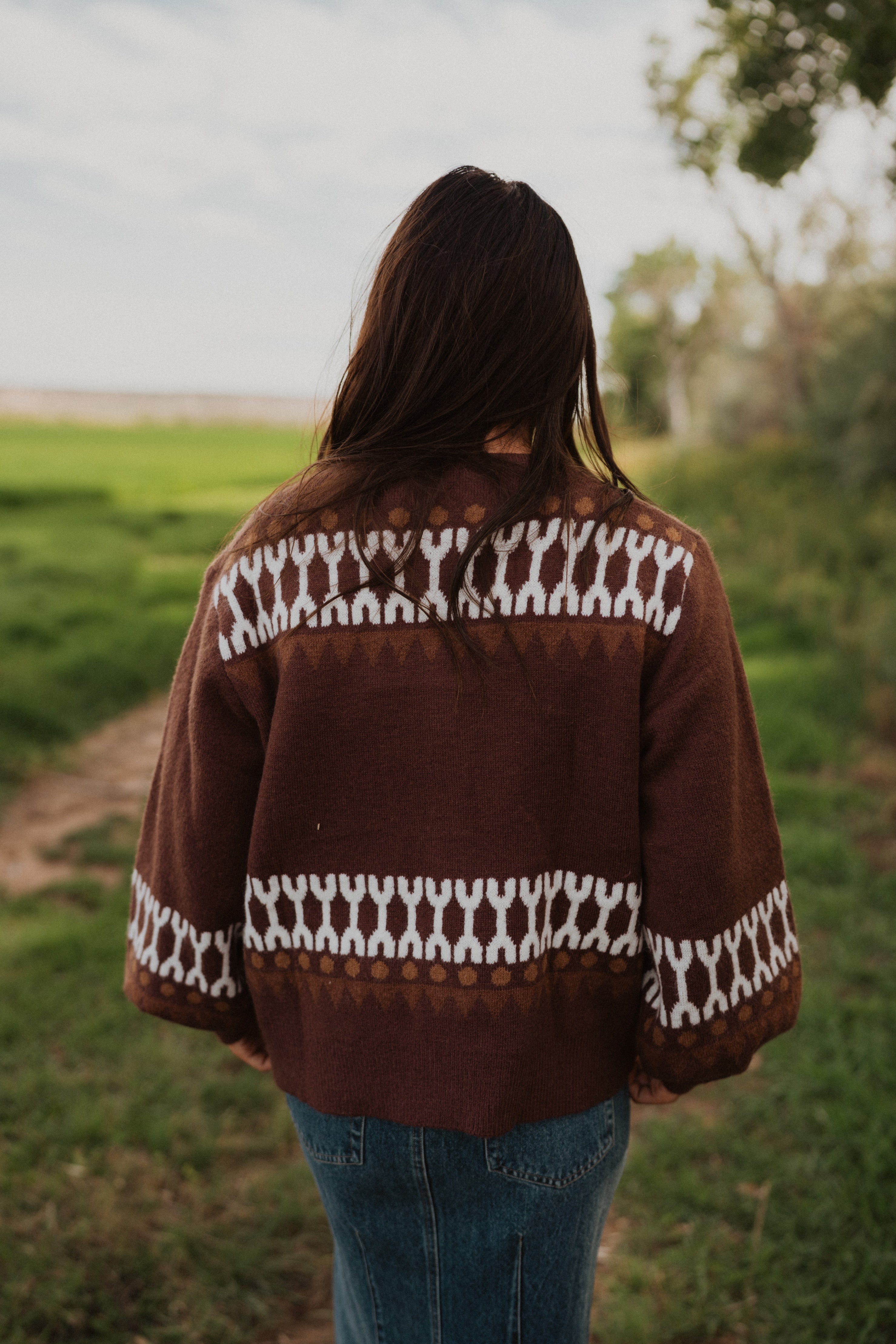 B” CAMEL PEPURAMU CARDIGANレオパード LovLov Open Front Sweater Knit Cardigan in Leopard Mocha – June Adel