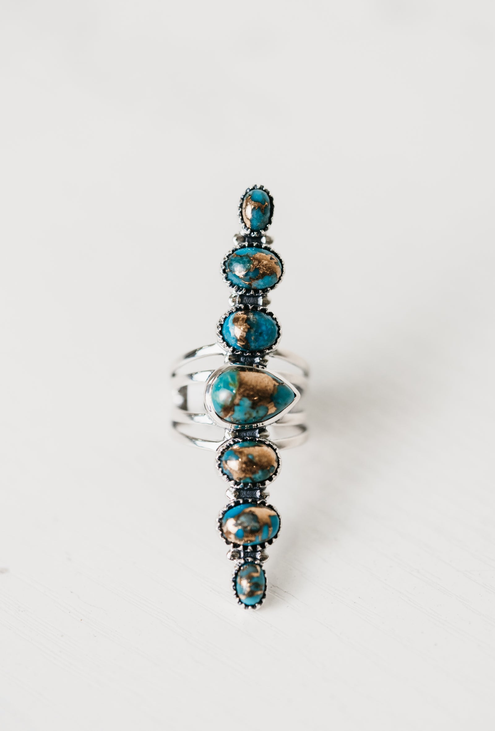 Salihah Ring | Blue Copper Turquoise