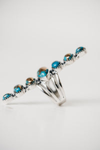 Salihah Ring | Blue Copper Turquoise