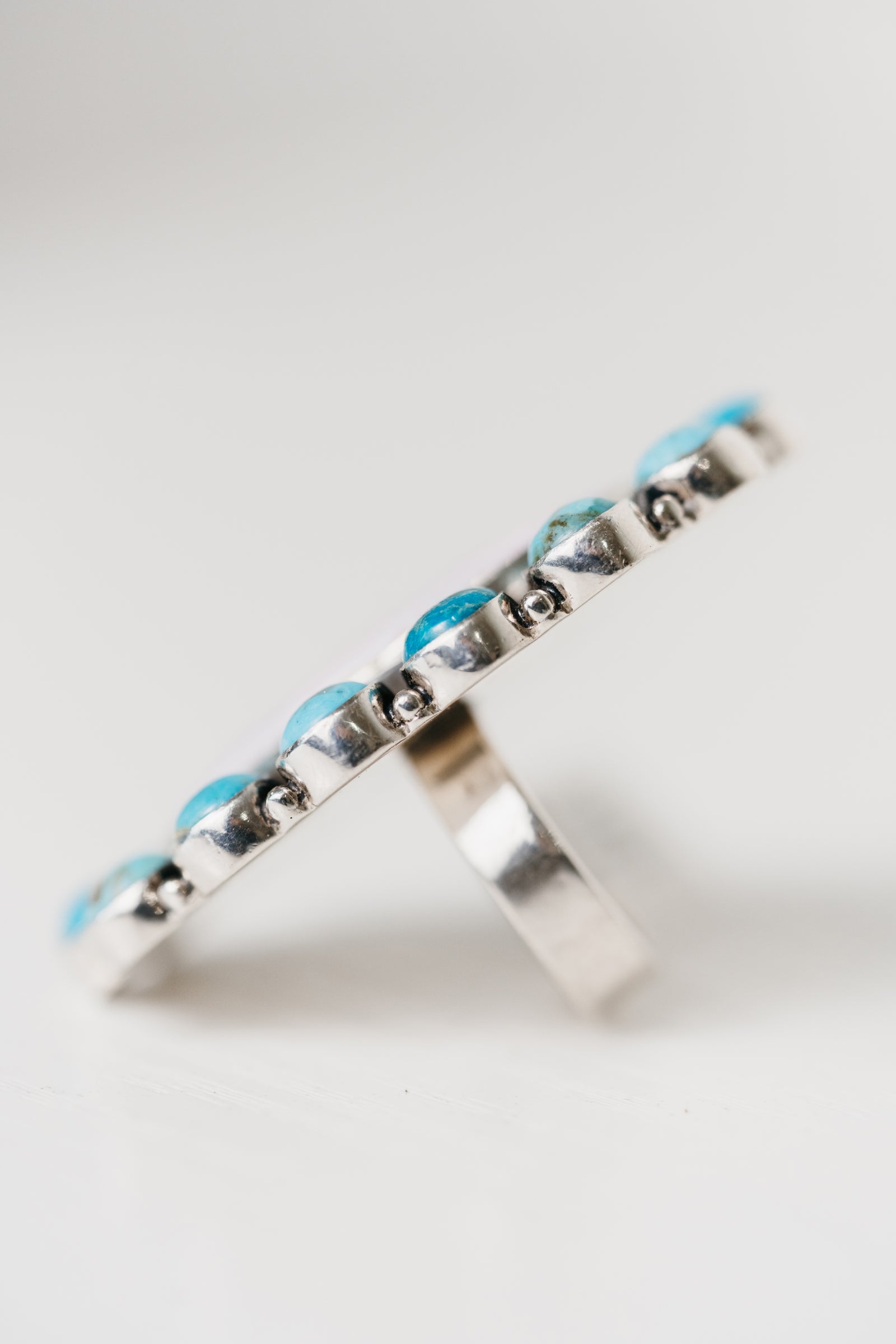 Mazzy Ring | Pink Petalite + Turquoise | #2