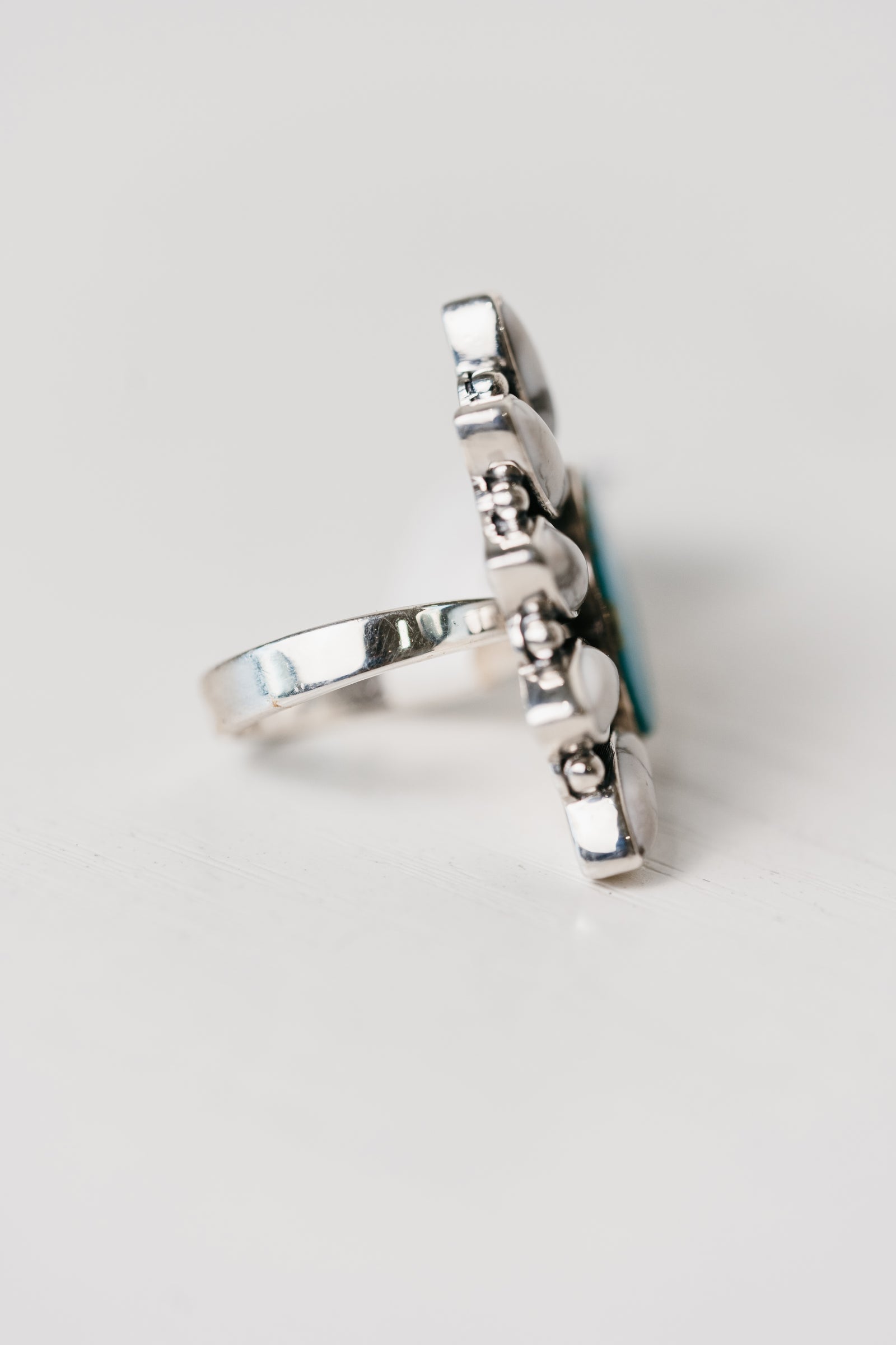 Madara Ring | Howlite + Turquoise
