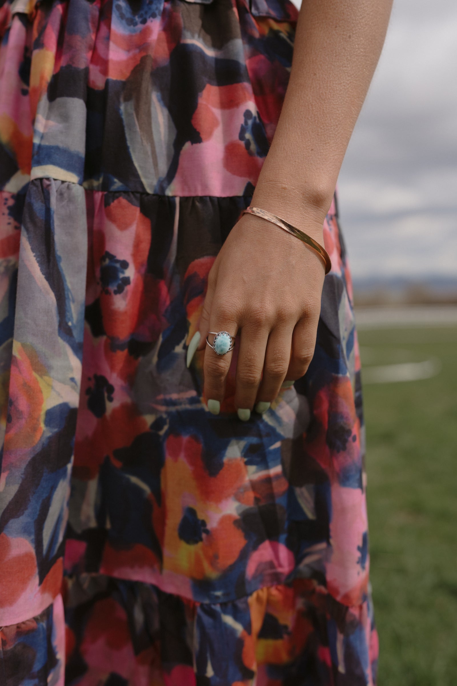Crosby Ring | Larimar
