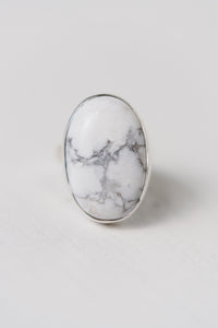 Lindsay Ring | #2 | Howlite