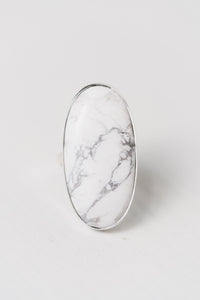 Lindsay Ring | #2 | Howlite