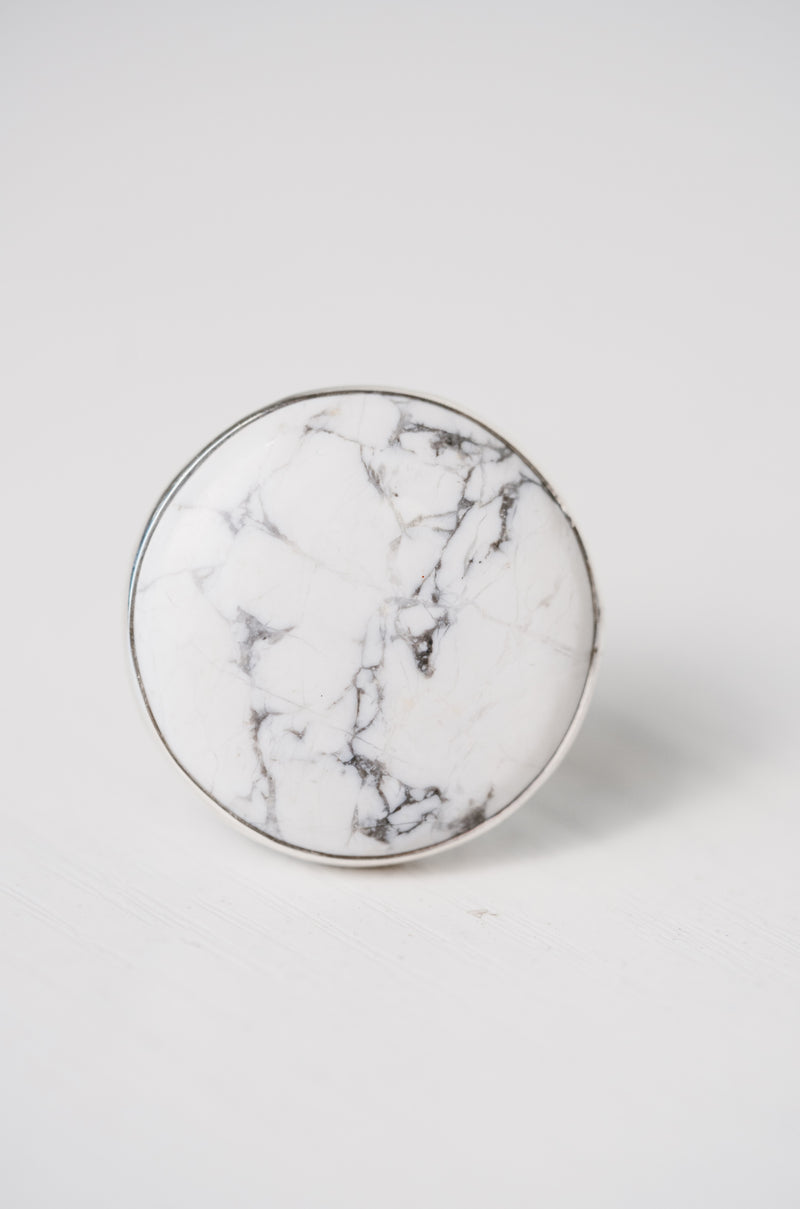 Lindsay Ring | #2 | Howlite
