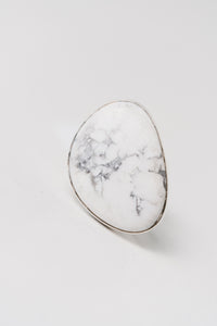 Lindsay Ring | #2 | Howlite
