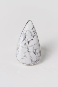 Lindsay Ring | #2 | Howlite