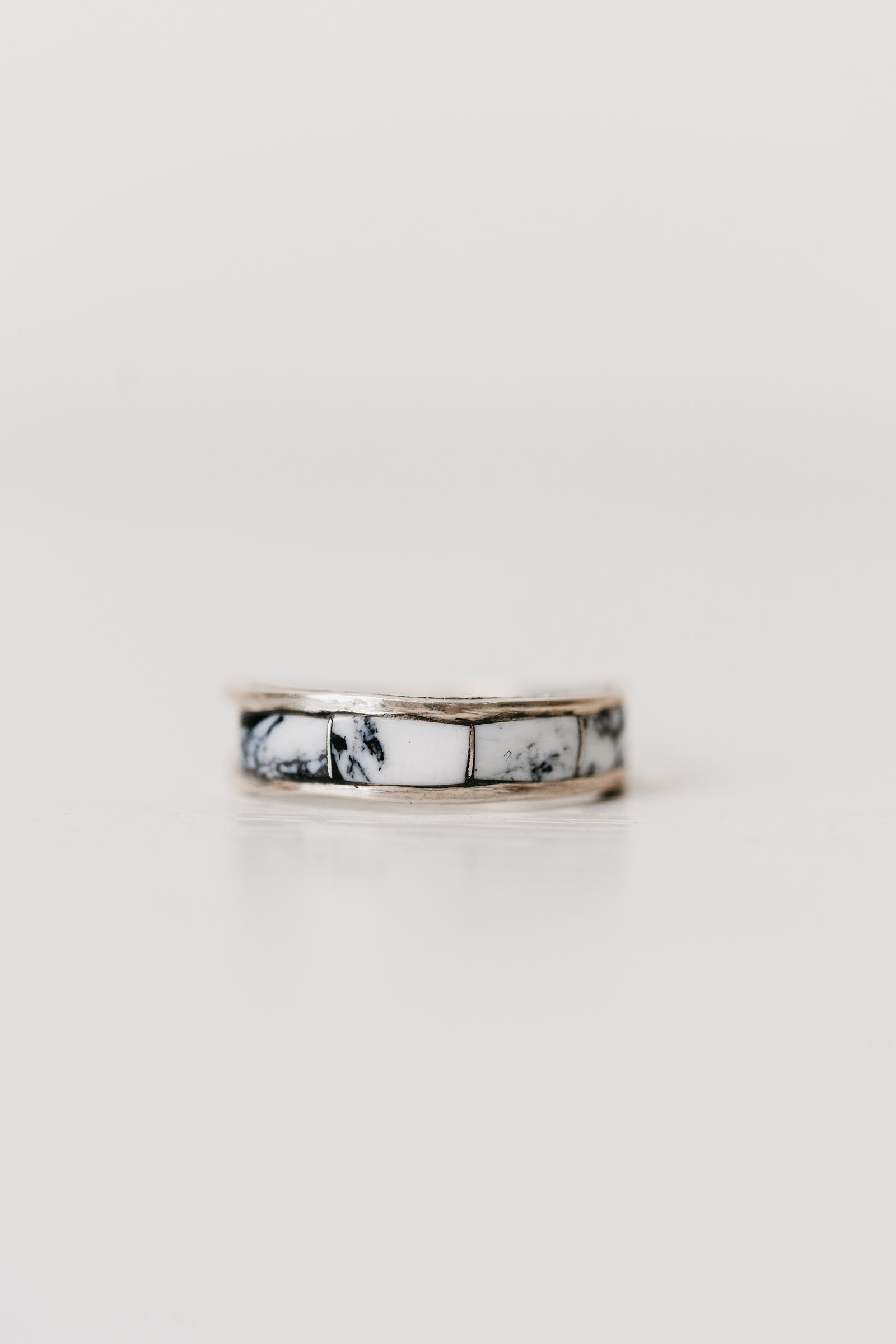 Single Bar Ring | White Buffalo