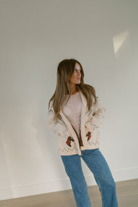 Red Horses Cardigan