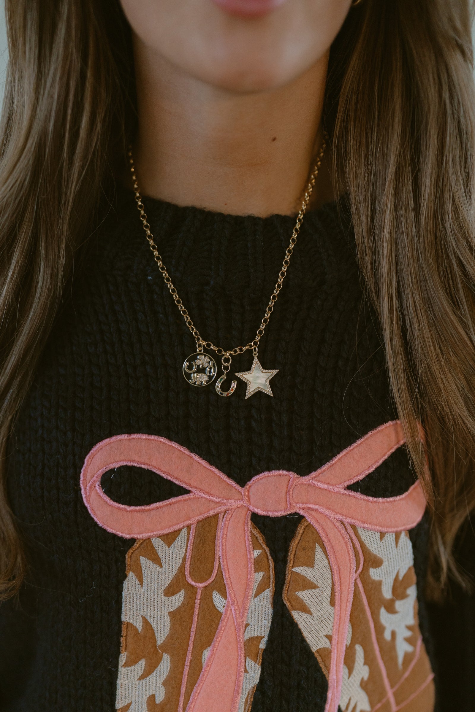 Golden Clover Necklace