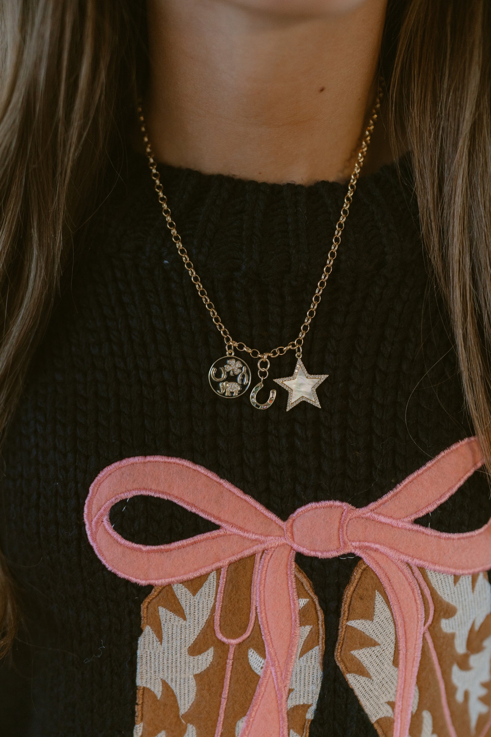 Golden Clover Necklace