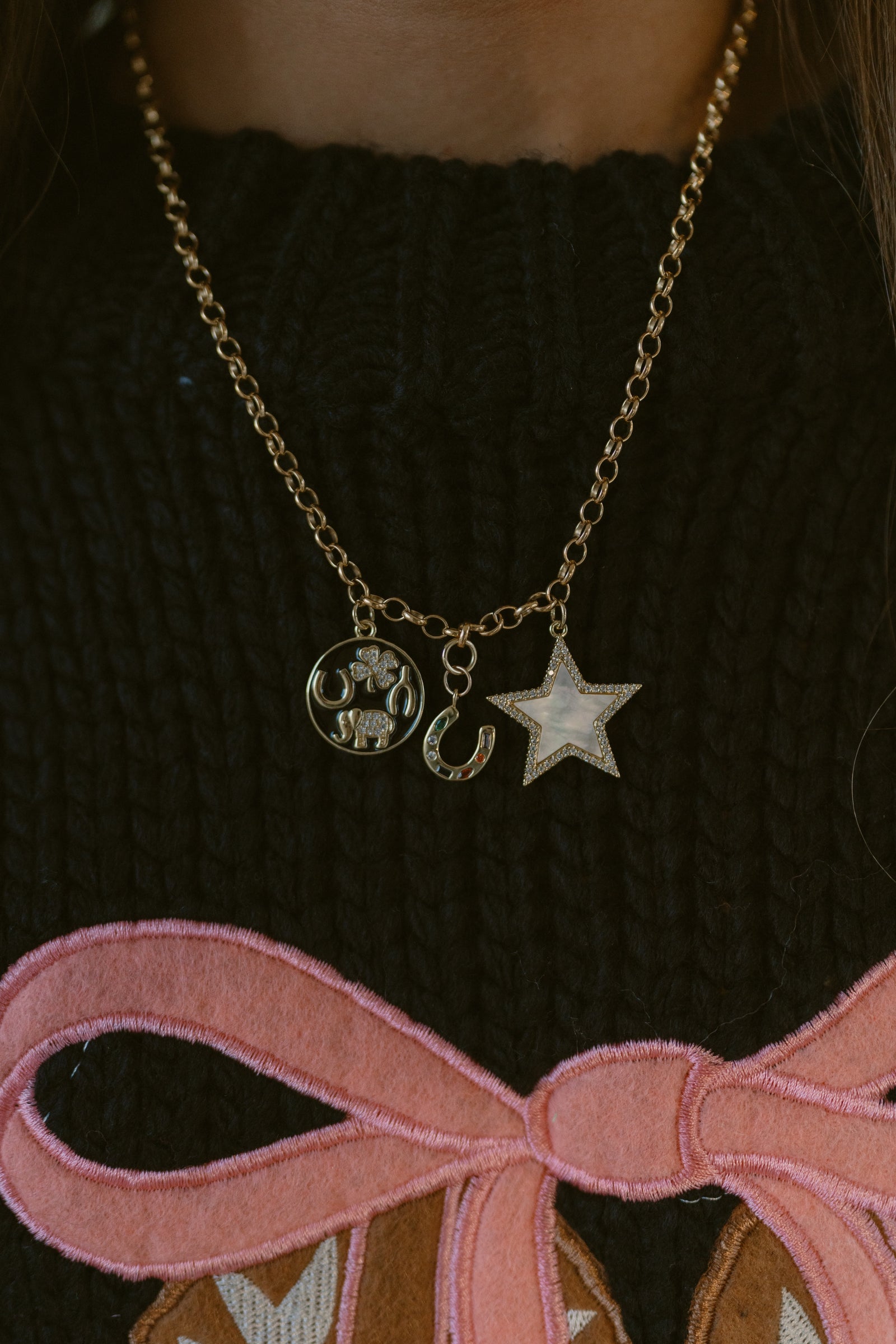 Golden Clover Necklace