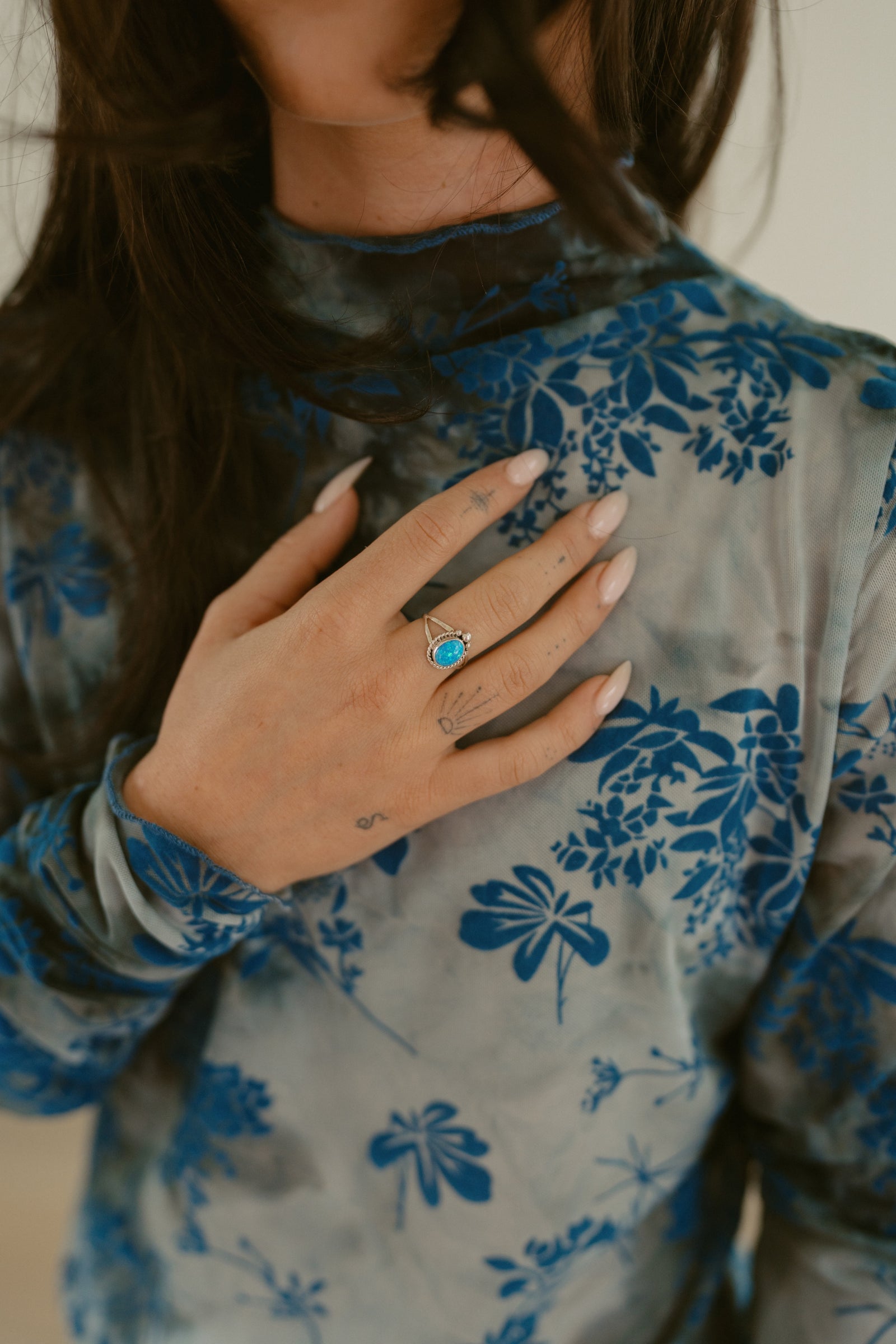 Brindee Ring | Blue Opal