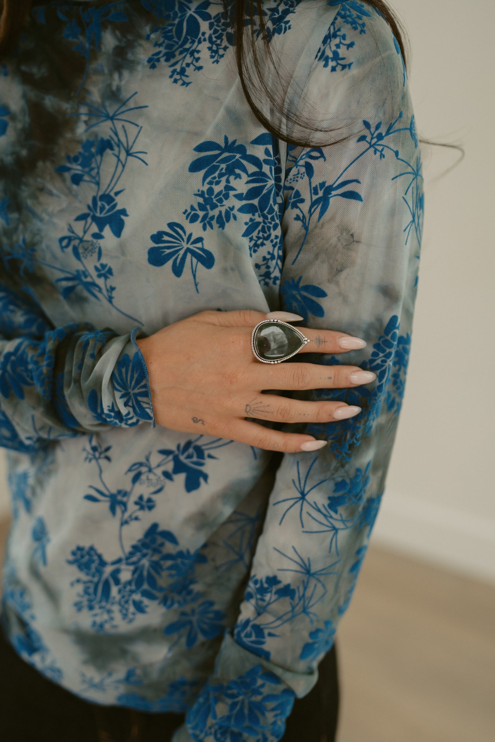 Andorra Ring | Moss Agate