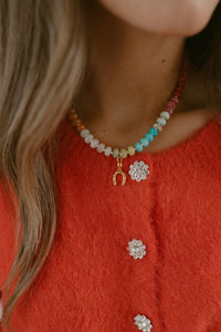 Colorful Horseshoe Necklace