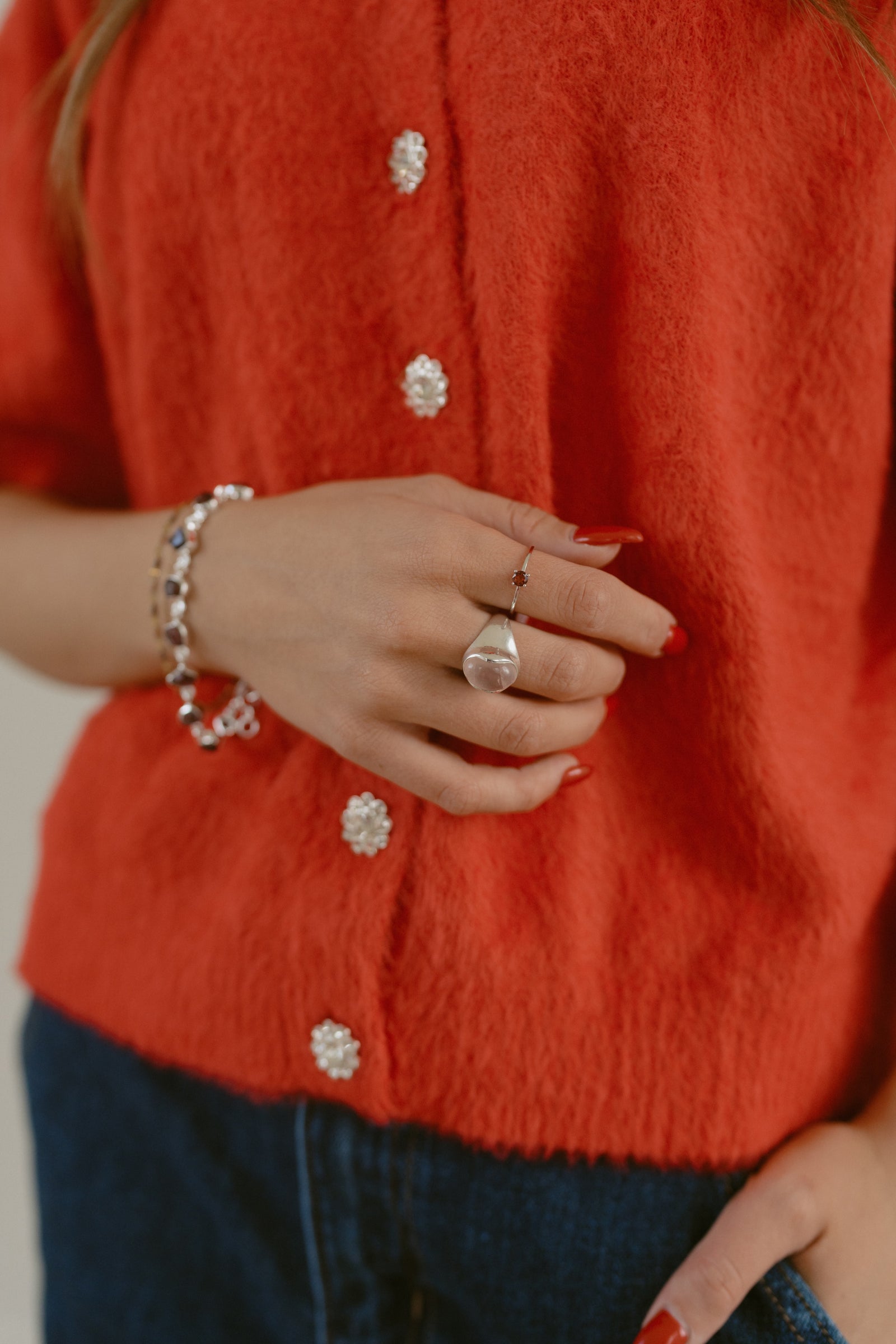 Chantel Ring | Rose Quartz