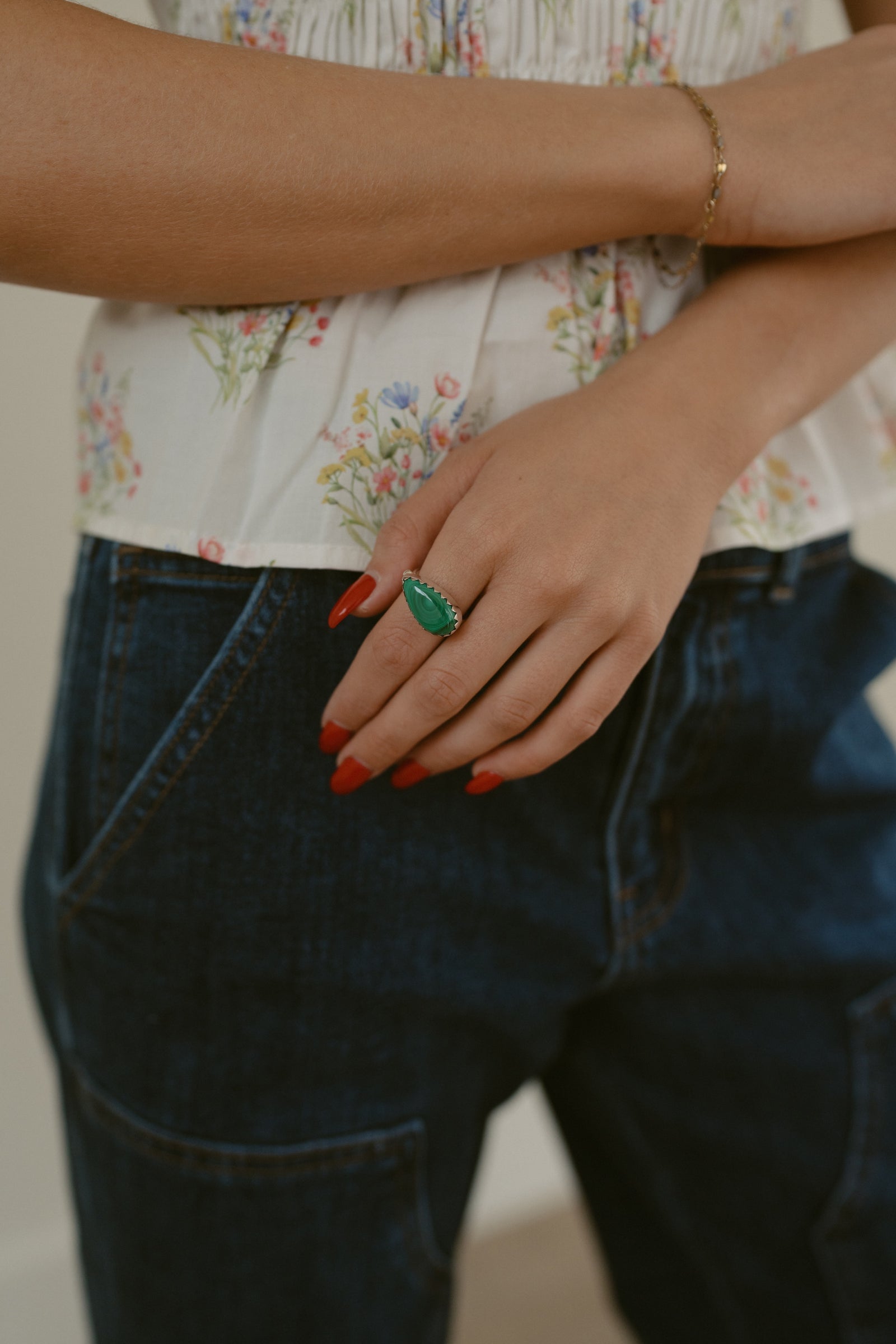 Quigley Ring | Malachite