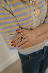 Lian Ring | Red Garnet