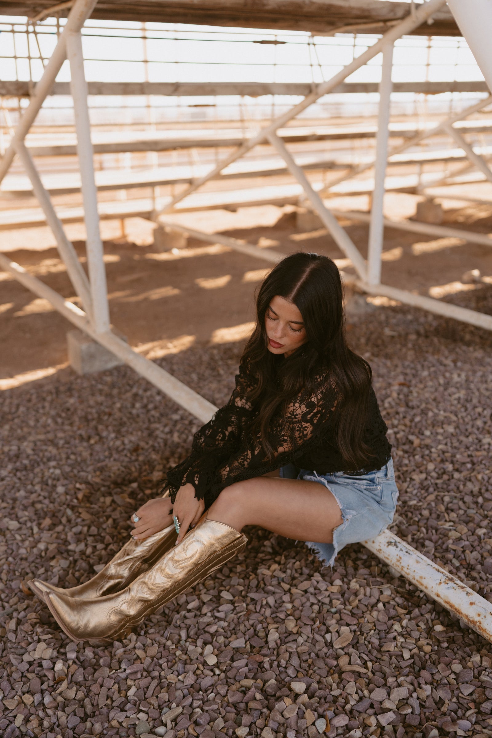 Agency Boots | Gold