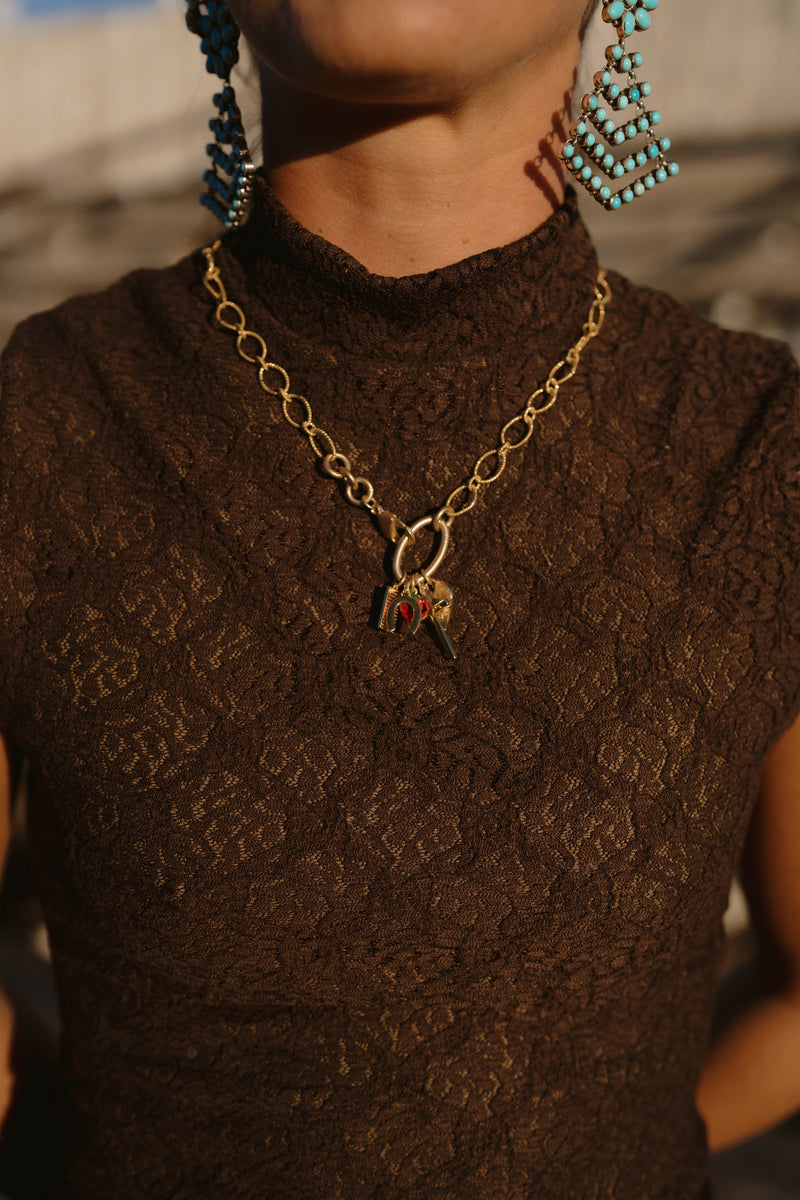 Decker Charm Necklace