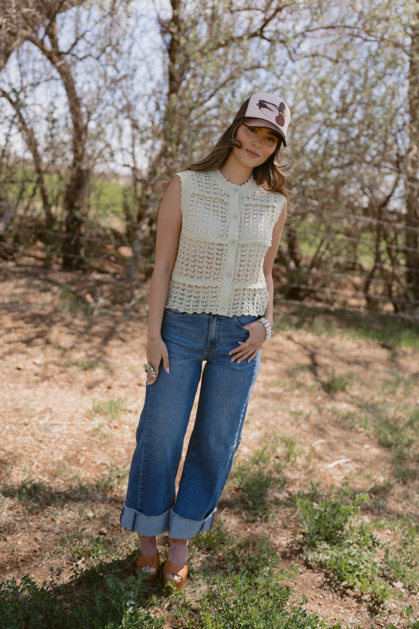 Quilted Duck Trucker Hat