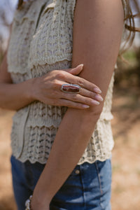 Bambi Ring | Crazy Lace Agate
