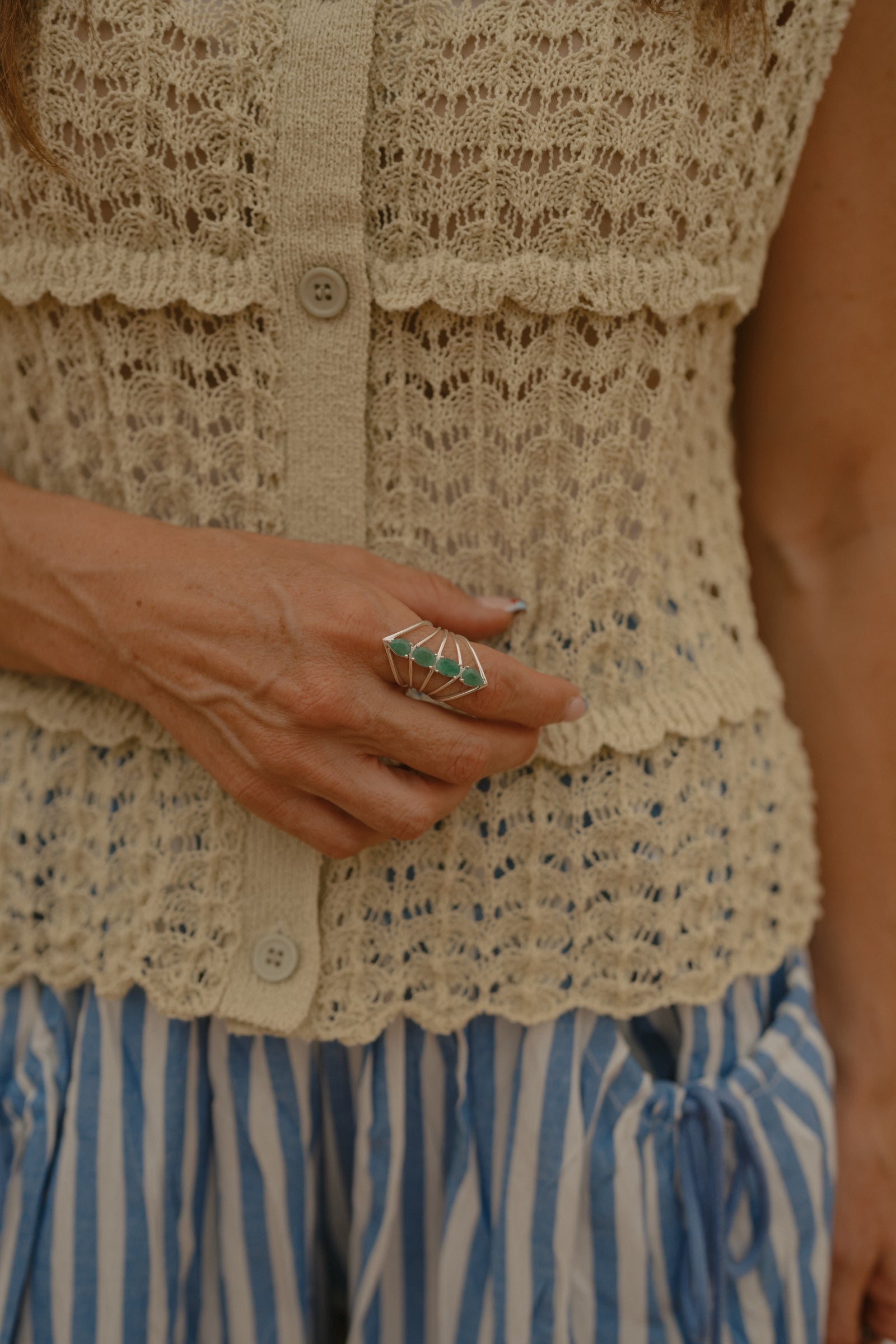 Alev Ring | Emerald