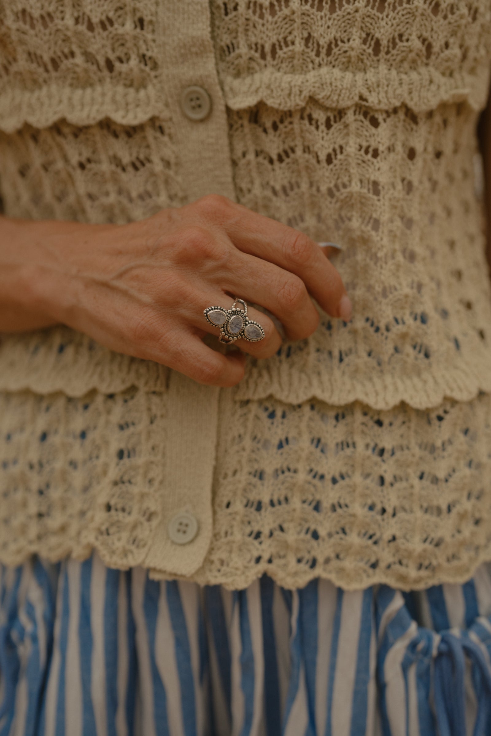 Nanaka Ring | Moonstone