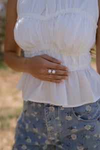 Wilmer Ring | Pearl
