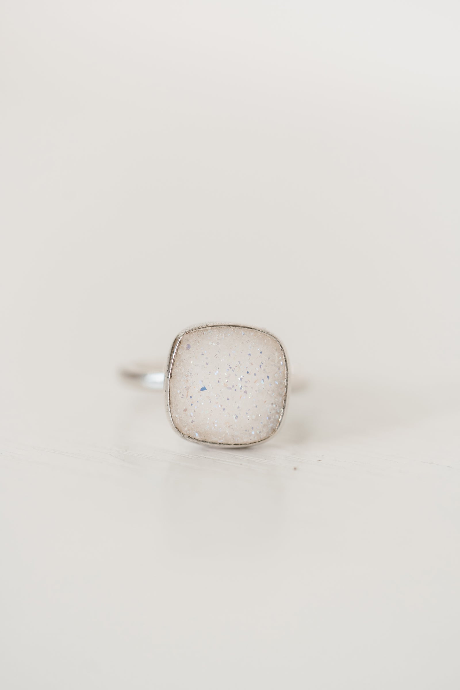 Helio Ring | Titanium Druse