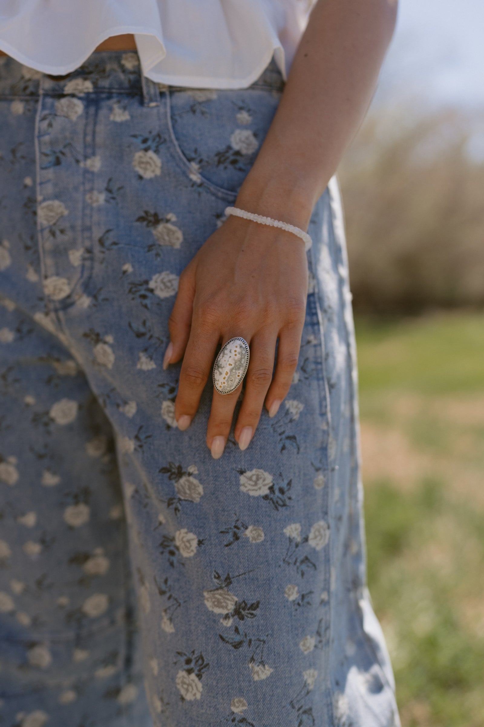 Ondina Ring | Ocean Jasper