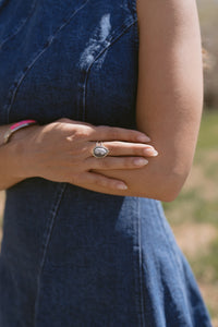 Vernette Ring | Dendritic Opal