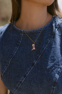 Boots + Blossoms Necklace