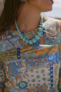 Benz Necklace | Turquoise