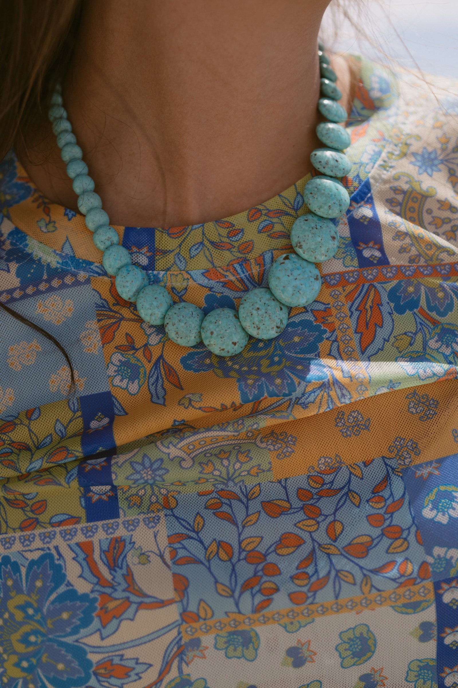 Benz Necklace | Turquoise