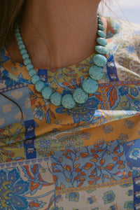 Benz Necklace | Turquoise
