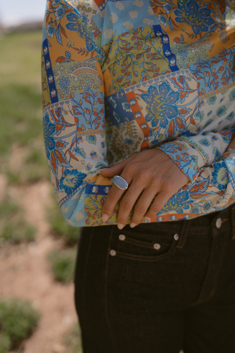 Bahar Ring | Blue Opal