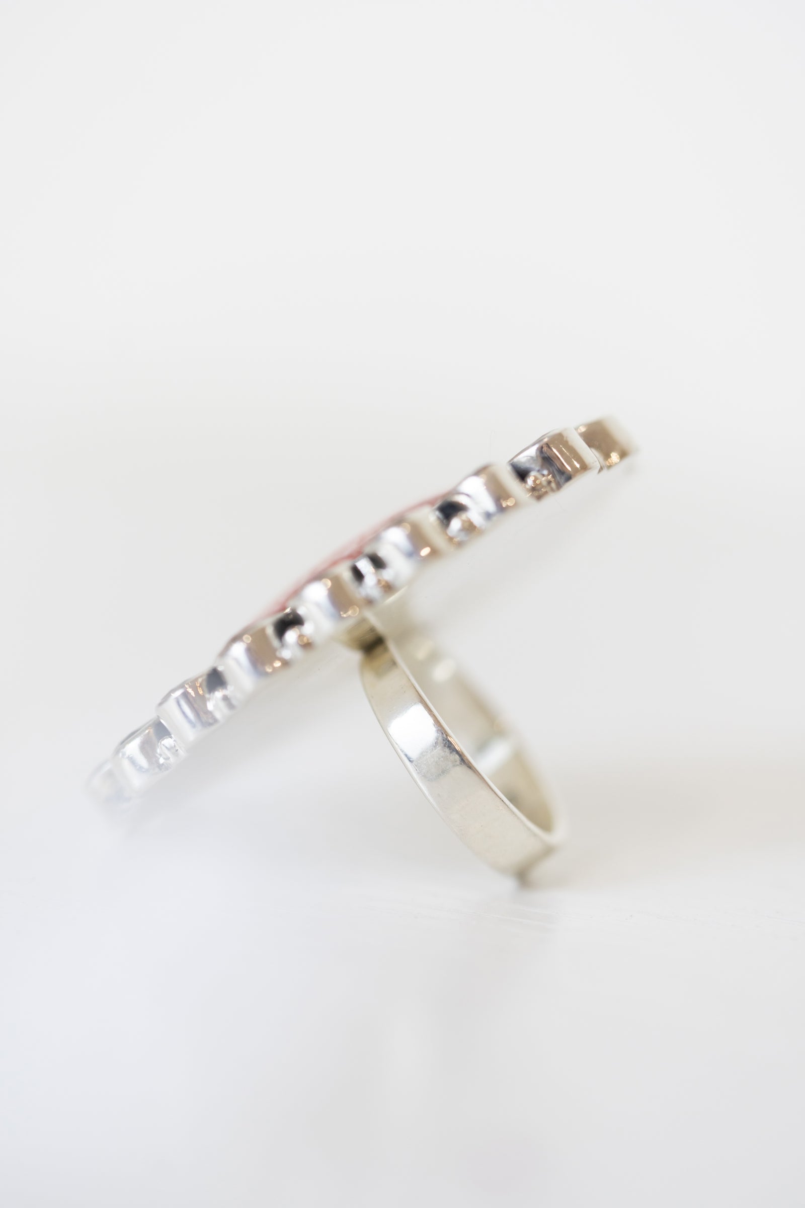 Zoela Ring | Red Garnet + Pink Rhodochrosite