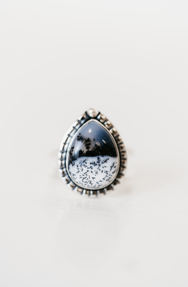 Vernette Ring | Dendritic Opal
