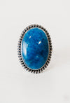 Blaze Ring | Blue Apatite