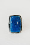 Blaze Ring | Blue Apatite