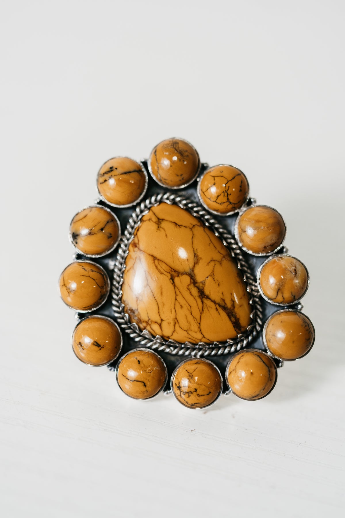 Tigress Ring | Yellow Dendritic