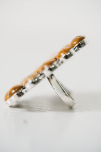 Tigress Ring | Yellow Dendritic