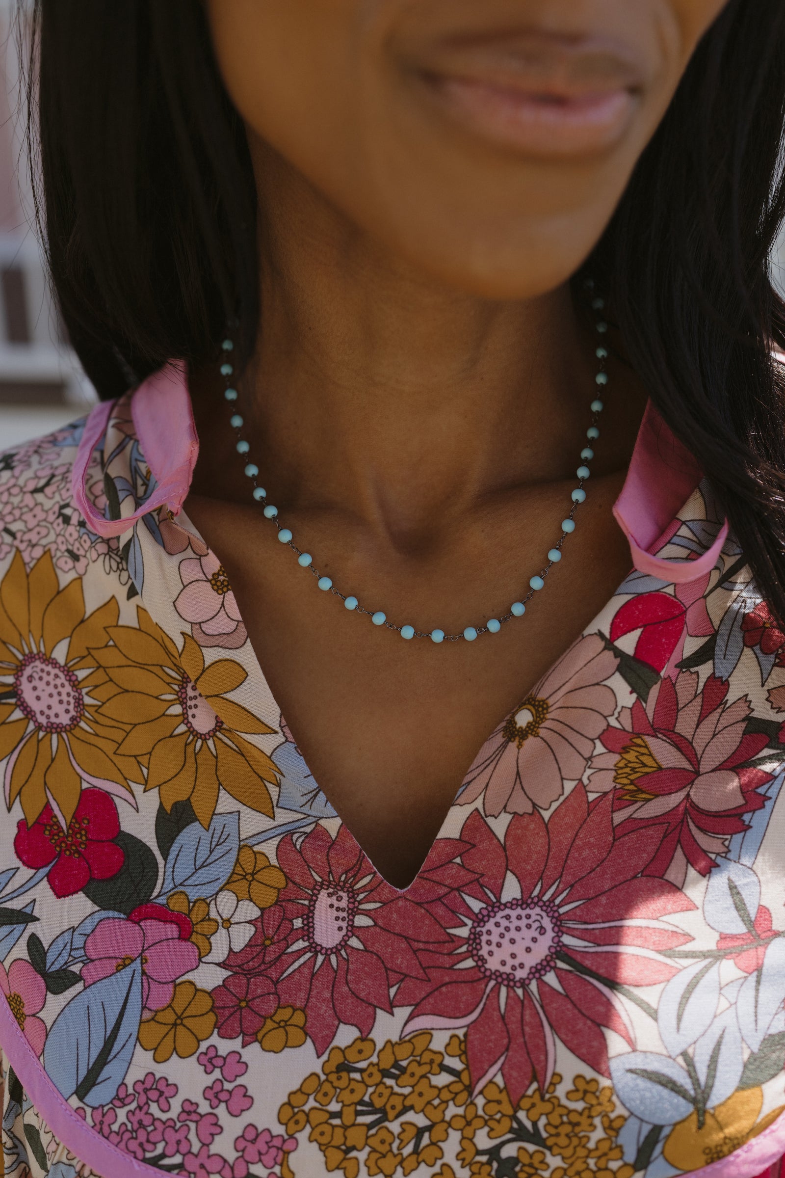 Ribbon Necklace | Silver