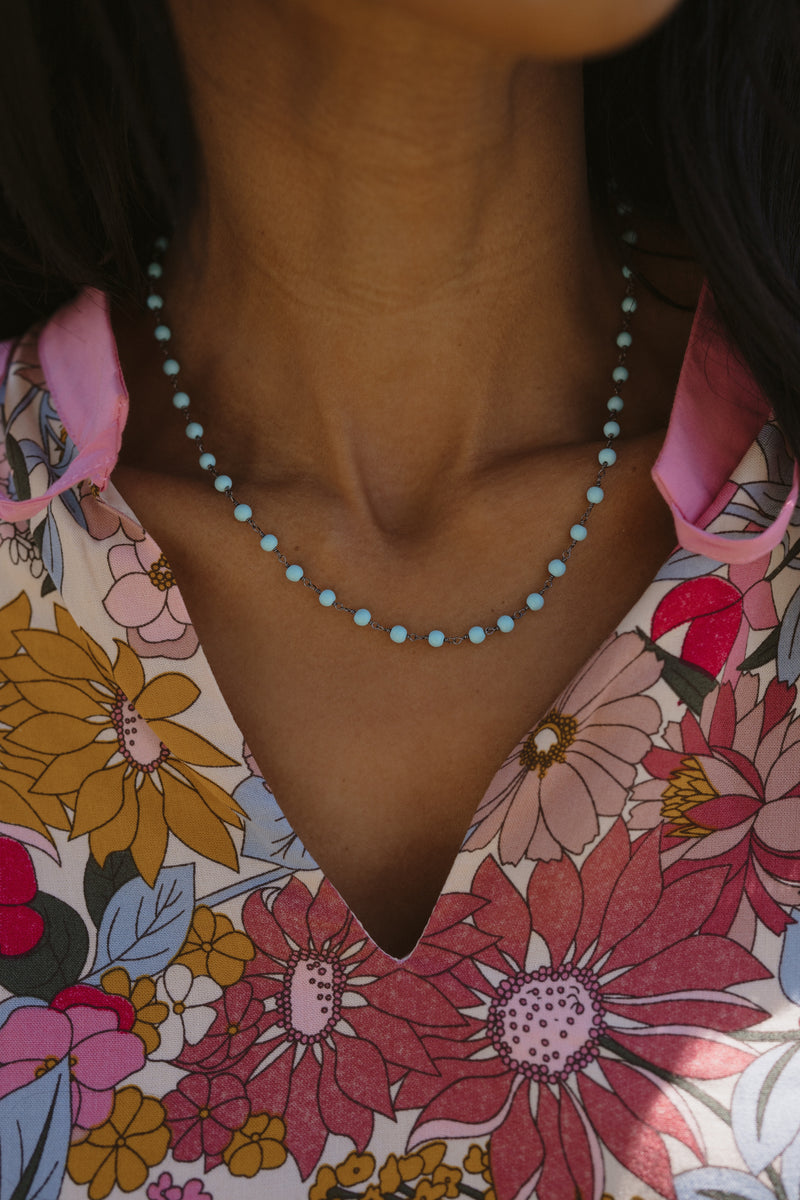 Ribbon Necklace | Silver