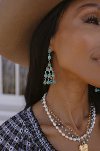 Janelle Earrings | Turquoise